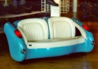 Les restes d'une Corvette...