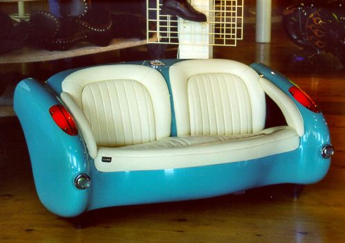 Les restes d'une Corvette...