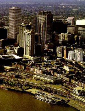 Downtown New Orleans...